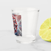 Verre de tir aux couleurs norvégiennes (Droite)