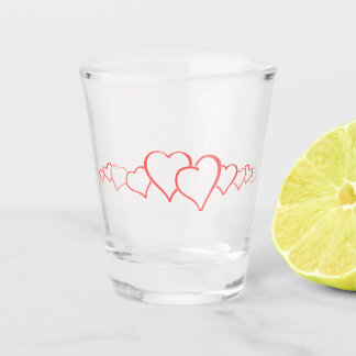 verre de tir d'amour du coeur