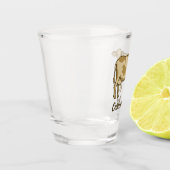 Verre de tir de profil de vache (Gauche)