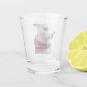 Verre de tir joli Chihuahua Chig mème (Dos)