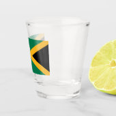 Verre de tir patriotique avec drapeau de la Jamaïq (Droite)