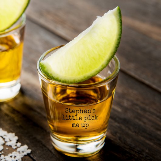 Verre de tir personnalisé