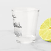 Verre de tir personnalisé Cleveland Skyline (Droite)