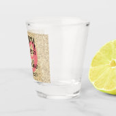 Verre de tir personnalisé du 19e anniversaire (Droite)