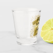 Verre de tir personnalisé Gold 18e anniversaire (Gauche)