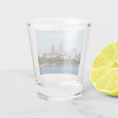 Verre de tir Skyline de Cleveland OH Lake (Dos)