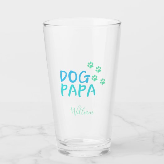 Verre de typographie de la PAPA de mât mou et de c (Devant)