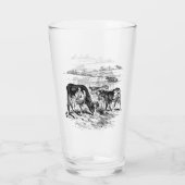 Verre de vache country vintage (Dos)