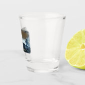 Verre de verre de tir de Gem Aquamarine (Droite)