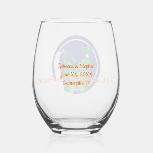 Verre de vin sans pierre Mariage Gator (Verso)