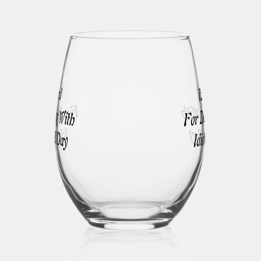 Verre de vin sans stemless (Droite)