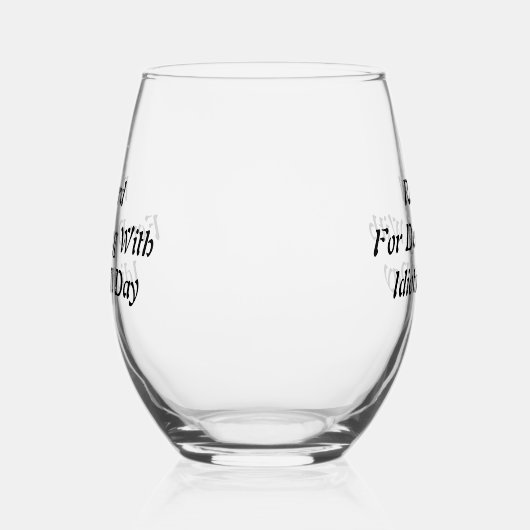 Verre de vin sans stemless (Gauche)