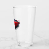 Verre de voiture classique rouge 1956 (Gauche)