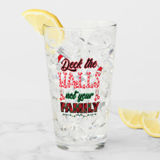 Verre Deck Les Halls Pas Votre Famille