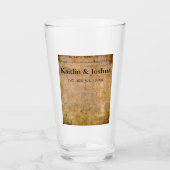 Verre Déclaration d'indépendance 📜 1776 Vintage (Devant)