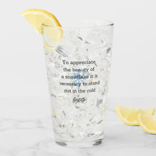 Verre Décor pour la maison Citation d'Aristote pour l'hi