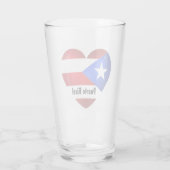 Verre Découpe coeur Porto Rico (Dos)