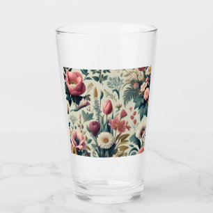 Verre Découvrez un motif botanique floral printanier épo