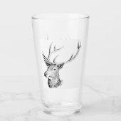 Verre Deer Buck Antlers Animaux Chasse Pour Hommes Rusti (Dos)