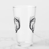 Verre Deer Buck Monogram Man Cave Lodge Cabine (Gauche)