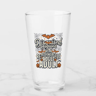 Verre Déguisé en vecteur Halloween d'adulte responsable