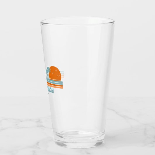 Verre Delray Beach Floride Sun Palm Trees (Gauche)