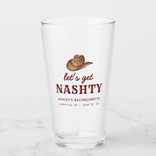 Verre Demain de la Bachelorette Nashty Nashville (Devant)