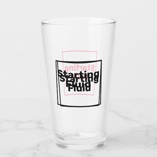 Verre Démarrage du fluide (Dos)
