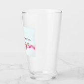 verre d'encouragement du cancer du sein 16oz par (Gauche)