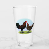 Verre Derbyshire Redcap Fowl (Devant)
