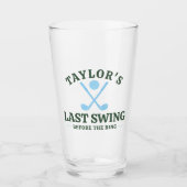 Verre Dernier Tour de Swing avant l'Anneau de Golf Célib (Devant)