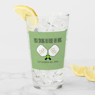 Verre Dernière swing avant la sage de Mariage de pickleb