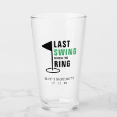 Verre Dernière swing avant le Ring Golf Bachelorette Par (Devant)