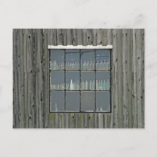 Verre derrière la carte postale en verre (Devant)