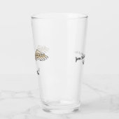 Verre des ailes beiges (Gauche)