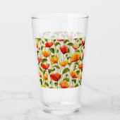 Verre Des pavots brillants (Dos)