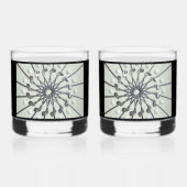 Verre des roches imprimées de Golf Lover (Verso)