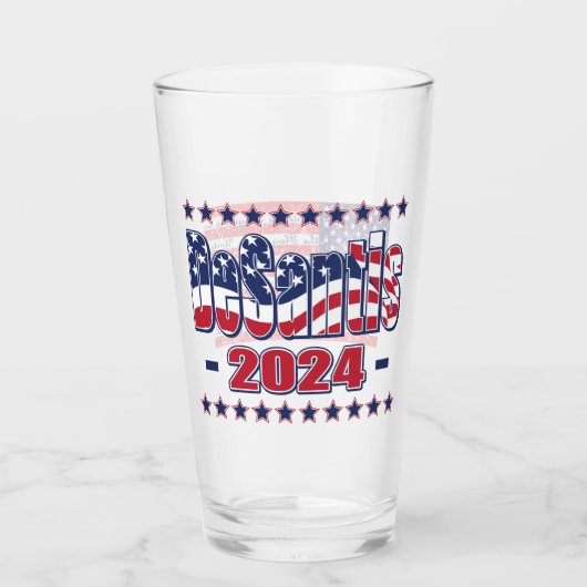 Verre DeSantis pour Président (Devant)