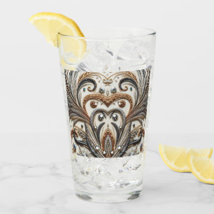 Verre Design baroque glamour avec Parties scintillant et