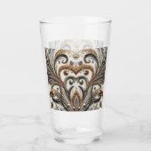Verre Design baroque glamour avec Parties scintillant et (Devant)
