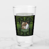 Verre Design Celtique irlandais traditionnel vert (Dos)