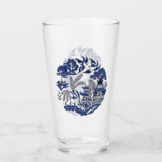 Verre Design classique de la Chine de saule bleu