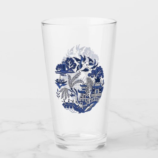 Verre Design classique de la Chine de saule bleu (Devant)
