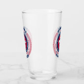 Verre Design de la typographie circulaire du Nebraska (Gauche)