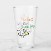 Verre Design de mouton pour la meilleure étape papa (Dos)