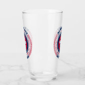Verre Design de typographie circulaire du New Jersey (Gauche)