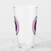 Verre Design de typographie circulaire du Vermont (Gauche)