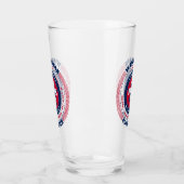 Verre Design de typographie circulaire du Wisconsin (Gauche)