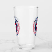 Verre Design de typographie circulaire en Pennsylvanie (Gauche)