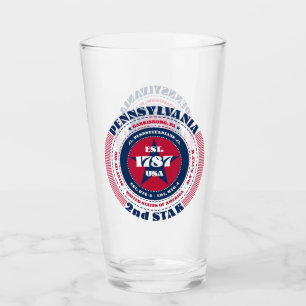 Verre Design de typographie circulaire en Pennsylvanie